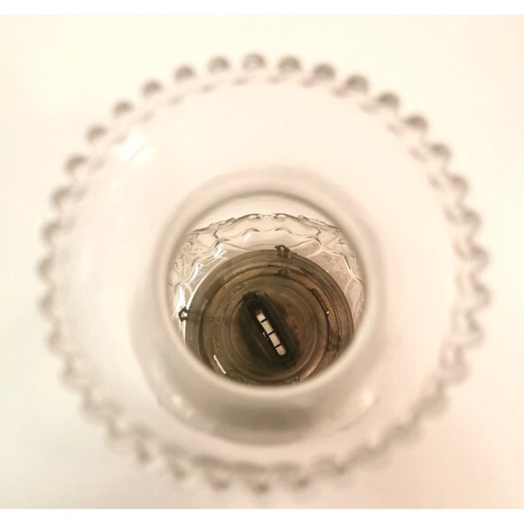 Large Excellent Condition Vintage Lamp Clear Decorative Base 19" Height - Picture 5 of 10